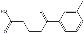 5-(3-METHYLPHENYL)-5-OXOVALERIC ACID 95% Struktur