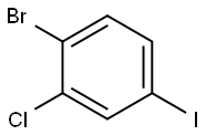 4-BROMO-3-CHLOROIODOBENZENE 97% Struktur