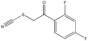 2,4-DIFLUOROPHENACYL THIOCYANATE, 95+% Struktur