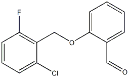 2-[(2-CHLORO-6-FLUOROBENZYL)OXY]BENZALDEHYDE 95+% Struktur