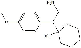 1-[2-AMINO-1-(4-METHOXYPHENYL)ETHYL]CYCLOHEXANOL, 99% VENLAFAXINE INTERMEDIATE Struktur