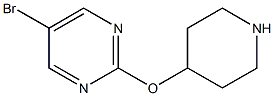 5-BROMO-2-(PIPERIDIN-4-YLOXY)PYRIMIDINE, 95+% Struktur