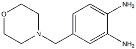 4-MORPHOLIN-4-YLMETHYL-BENZENE-1,2-DIAMINE Struktur