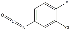 2-CHLORO-1-FLUORO-4-ISOCYANATOBENZENE Struktur