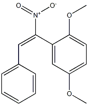 2,5-DIMETHOXYPHENYLNITROSTYRENE Struktur