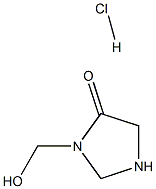 3-Hydroxymethylimidazolidin-4-one HCl Struktur