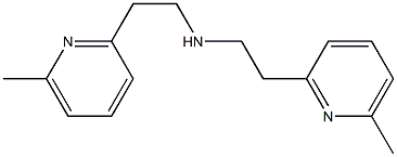 Bis-[2-(6-methylpyridin-2-yl)ethyl]-amine Struktur