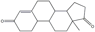 13-METHYL-7,8,9,10,11,12,13,14,15,16-DECAHYDRO-1H-CYCLOPENTA[A]PHENANTHRENE-3,17(2H,6H)-DIONE Struktur