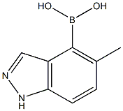 5-METHYL-1H-INDAZOL-4-YL BORONIC ACID Struktur