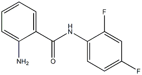 2-AMINO, N-(2,4-DIFLUORO PHENYL)BENZAMIDE Struktur