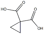 Cycloprpopane-1,1-Dicarboxylic Acid Struktur