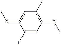 2,5-DIMETHOXY-4-METHYLIODOBENZENE Struktur