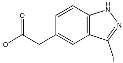 3-IODOINDAZOLE-5-METHYL CARBOXYLATE Struktur