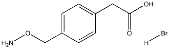 2-(4-(Aminooxymethyl)phenyl)acetic acid hydrobromide
 Struktur