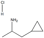 2-CYCLOPROPYL-1-METHYL-ETHYLAMINE HCL Struktur