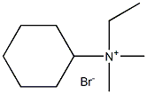 DIMETHYL ETHYL CYCLOHEXYLAMMONIUM BROMIDE Struktur