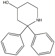 2,2-DIPHENY-4-PIPERIDINOL Struktur