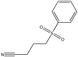 4-PHENYLSULFONYLBUTYRONITRILE Struktur