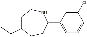 2-(3-CHLOROPHENYL)-5-ETHYLAZEPANE Struktur