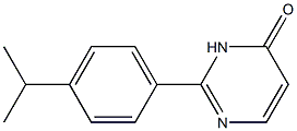 2-(4-ISOPROPYLPHENYL)PYRIMIDIN-4(3H)-ONE Struktur