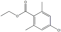 4-CHLORO-2,6-DIMETHYL-BENZOIC ACID ETHYL ESTER Struktur