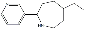 5-ETHYL-2-PYRIDIN-3-YLAZEPANE Struktur