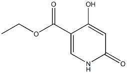 ETHYL 4-HYDROXY-6-OXO-1,6-DIHYDROPYRIDINE-3-CARBOXYLATE Struktur