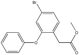 METHYL (4-BROMO-2-PHENOXYPHENYL)ACETATE Struktur