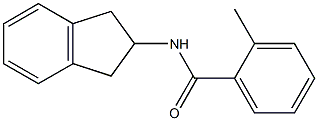 N-(2,3-DIHYDRO-1H-INDEN-2-YL)-2-METHYLBENZAMIDE Struktur