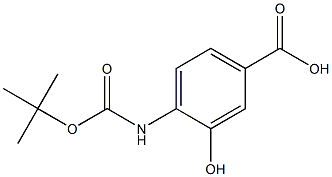 Boc-4-Amino-3-Hydroxybenzoic Acid Struktur