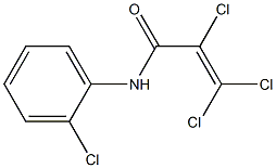 2,3,3-trichloro-N-(2-chlorophenyl)acrylamide Struktur