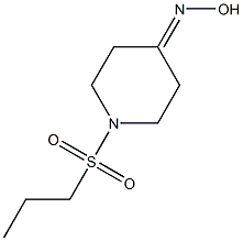 1-(propylsulfonyl)piperidin-4-one oxime Struktur