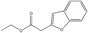 Benzo[b]furan-2-acetic acid ethylester Struktur