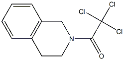 2,2,2-trichloro-1-(1,2,3,4-tetrahydroisoquinolin-2-yl)ethan-1-one Struktur