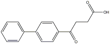 4-(1,1'-biphenyl-4-yl)-4-oxobutanoic acid Struktur