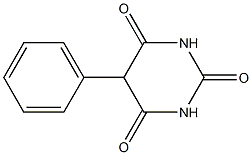 5-phenylhexahydropyrimidine-2,4,6-trione Struktur