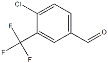 4-Chlor-3-trifluormethylbenzaldehyde Struktur