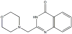 2-(morpholinomethyl)-4(3H)-quinazolinone Struktur