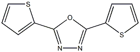 2,5-di(2-thienyl)-1,3,4-oxadiazole Struktur