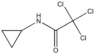 N1-cyclopropyl-2,2,2-trichloroacetamide Struktur