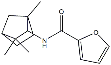 N2-(1,3,3-trimethylbicyclo[2.2.1]hept-2-yl)-2-furamide Struktur