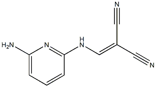 2-{[(6-amino-2-pyridyl)amino]methylidene}malononitrile Struktur