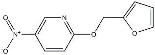 2-(2-furylmethoxy)-5-nitropyridine Struktur