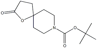 tert-butyl 2-oxo-1-oxa-8-azaspiro[4.5]decane-8-carboxylate Struktur