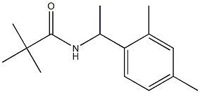 N1-[1-(2,4-dimethylphenyl)ethyl]-2,2-dimethylpropanamide Struktur