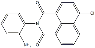 2-(2-aminophenyl)-6-chloro-2,3-dihydro-1H-benzo[de]isoquinoline-1,3-dione Struktur