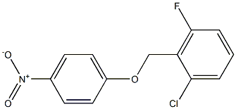 1-chloro-3-fluoro-2-[(4-nitrophenoxy)methyl]benzene Struktur