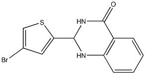 2-(4-bromo-2-thienyl)-1,2,3,4-tetrahydroquinazolin-4-one Struktur