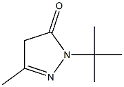 1-(tert-butyl)-3-methyl-4,5-dihydro-1H-pyrazol-5-one Struktur