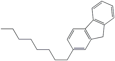 2-octyl-9H-fluorene Struktur